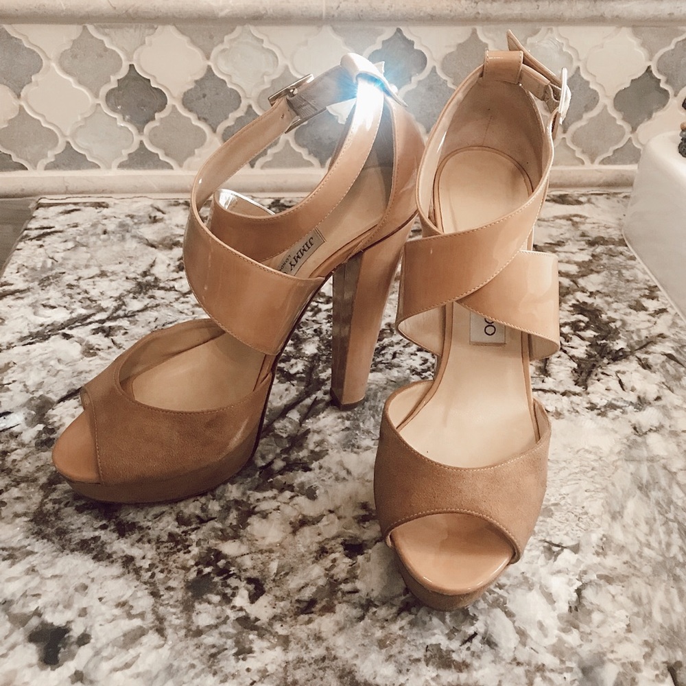 Jimmy Choo Nude Pumps